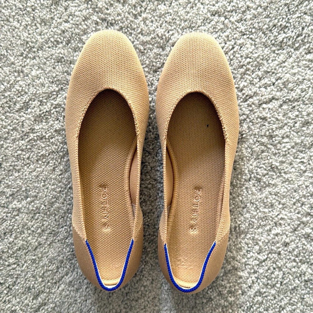Rothy’s the square - no longer made style / color combo - similar to “khaki”